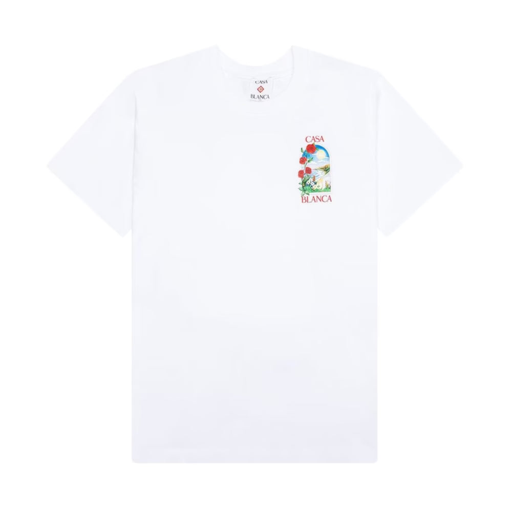 Casablanca LA Days Short Sleeve T-Shirt White