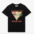 CASABLANCA TENNIS CLUB ICON SHORT SLEEVE T-SHIRT