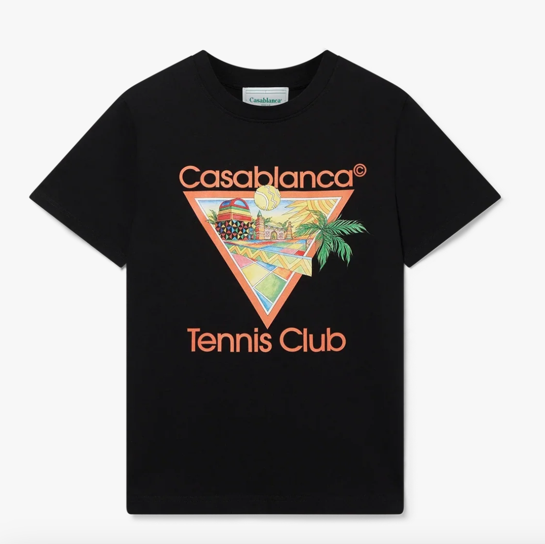 CASABLANCA TENNIS CLUB ICON SHORT SLEEVE T-SHIRT