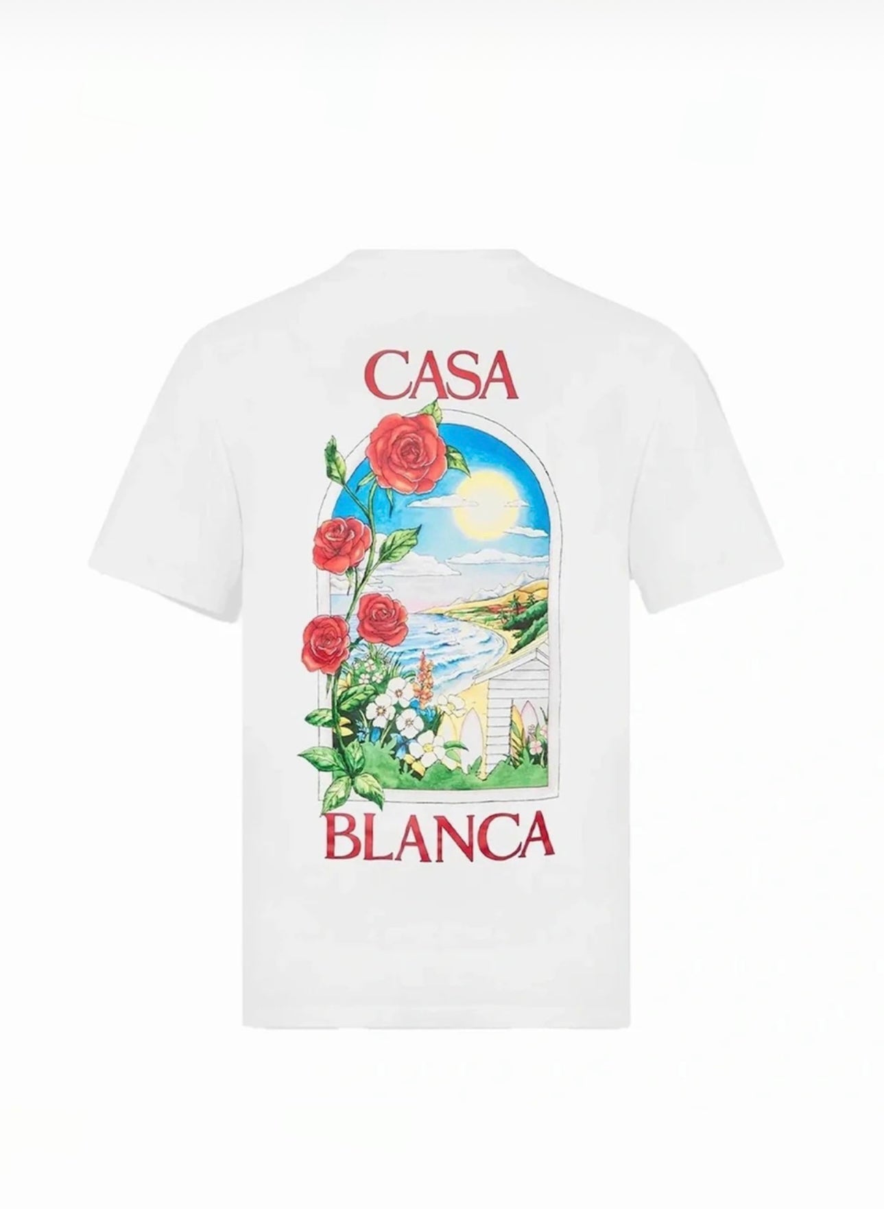 Casablanca LA Days Short Sleeve T-Shirt White