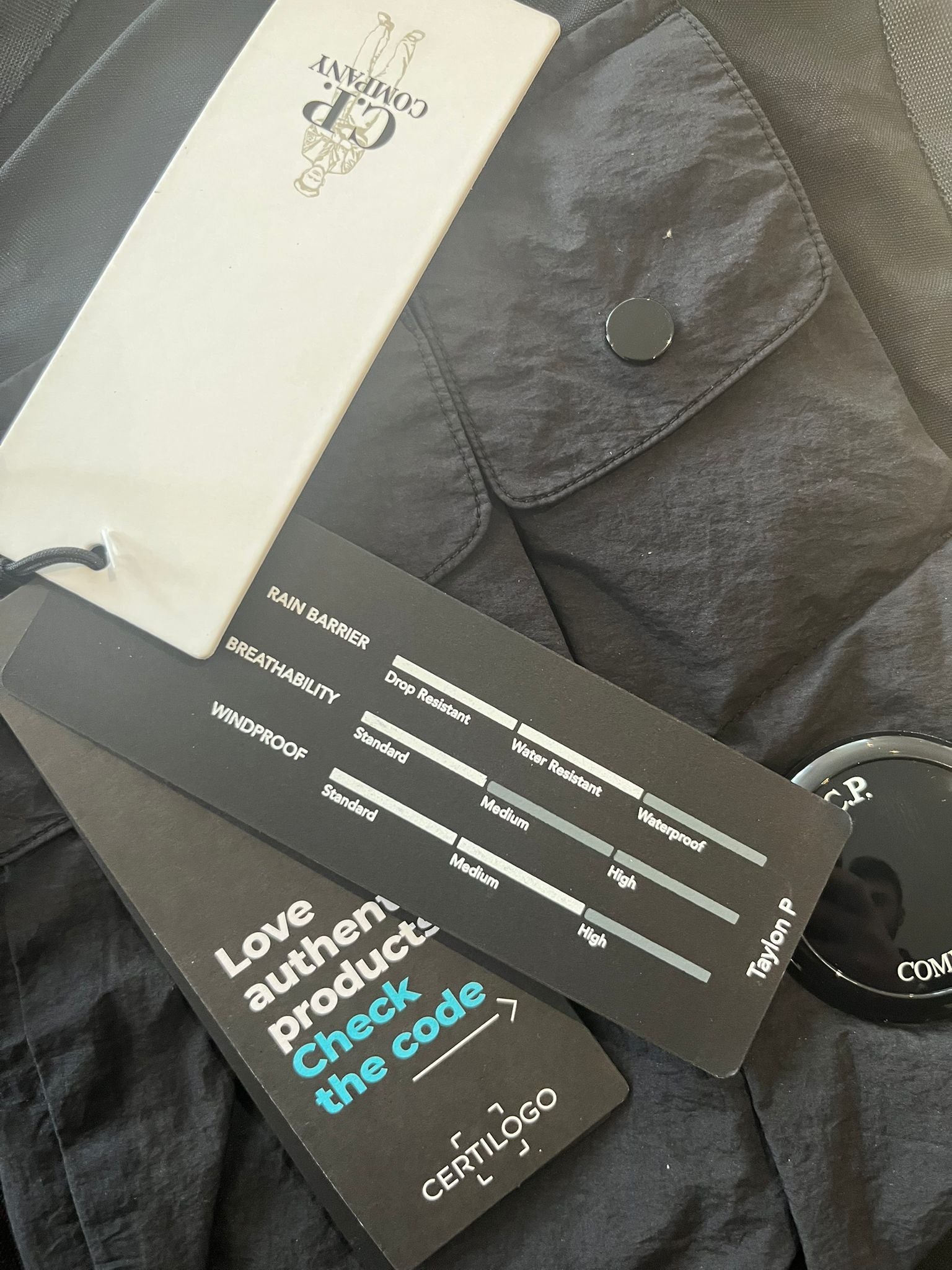 Cp Company Vest - Taylor P Mixed - Black