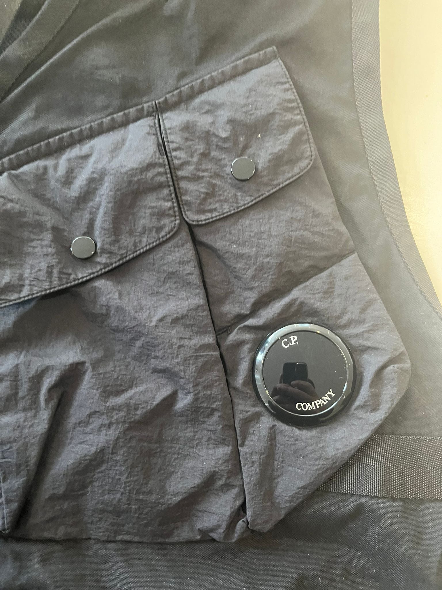 Cp Company Vest - Taylor P Mixed - Black