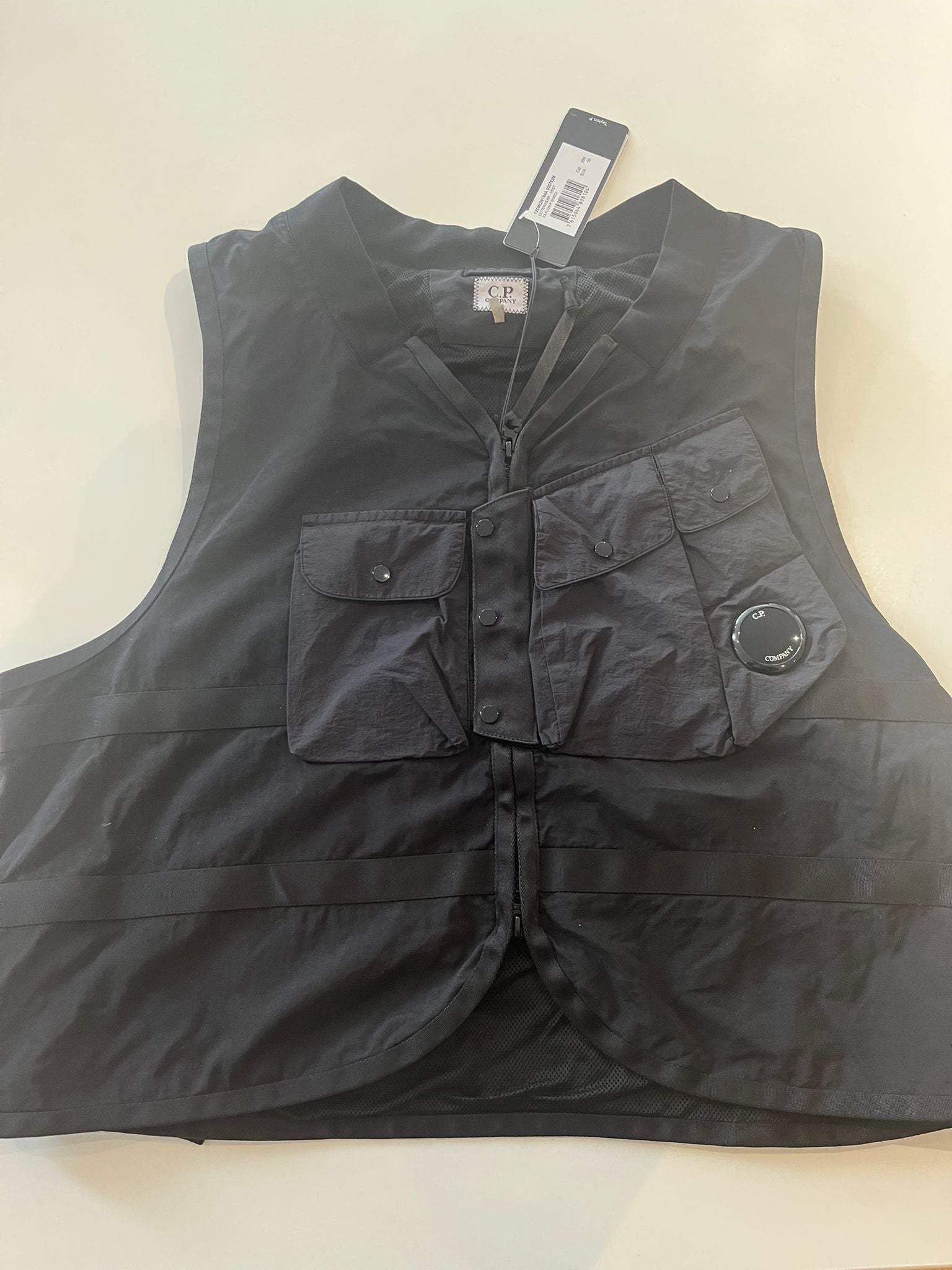 Cp Company Vest - Taylor P Mixed - Black