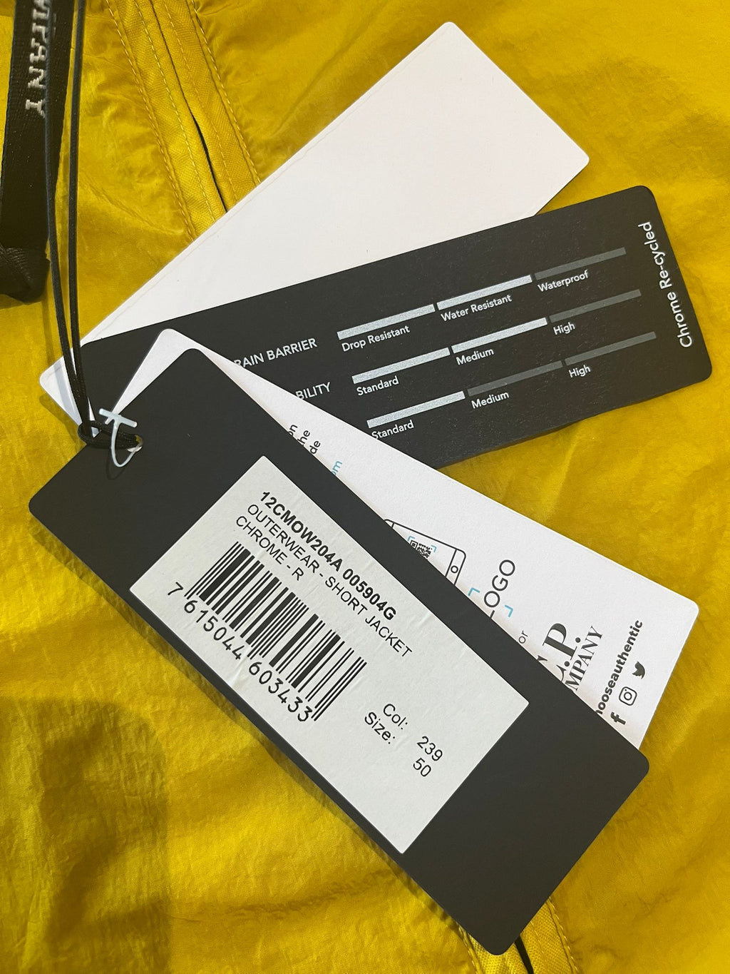 CP Company Short Jacket - Chrome - Men’s